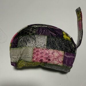 Colorful Patchwork Wristlet